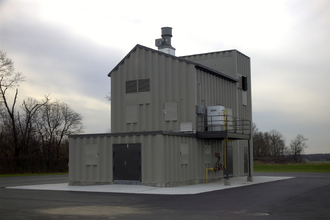 Firefighters training at the Riverhead Fire Department Training House